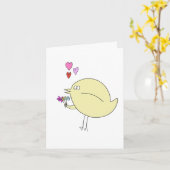 Mam, je bent de beste vogel! kaart (Gele Bloem)