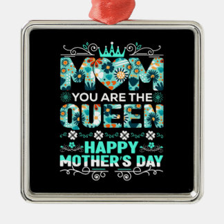 Mam Je bent de koningin Metalen Ornament