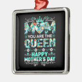 Mam Je bent de koningin Metalen Ornament (Links)