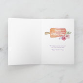 Mam Je bent de oudste en liefste. | Ice Pop floral Kaart (Binnen)