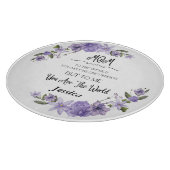 Mam Je bent de wereld gepersonaliseerde snijplank (Hoek)