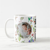 Mam Je bent de Wildflower: gepersonaliseerde foto Koffiemok (Links)
