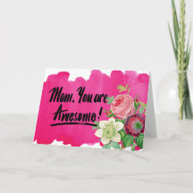 Mam, je bent Geweldige  botankalligrafie