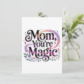 Mam, je bent magisch kaart (Staand voorkant)