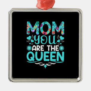 Mam Je bent mijn koningin Metalen Ornament