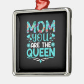 Mam Je bent mijn koningin Metalen Ornament (Links)