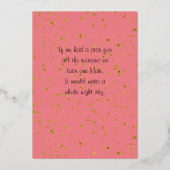 Mam Je bent mijn ster Moederdag Folie Feestdagenkaart (Achterkant)