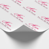 Mam Je bent mijn wereldgelukkige moeders dag Cadeaupapier (Hoek)