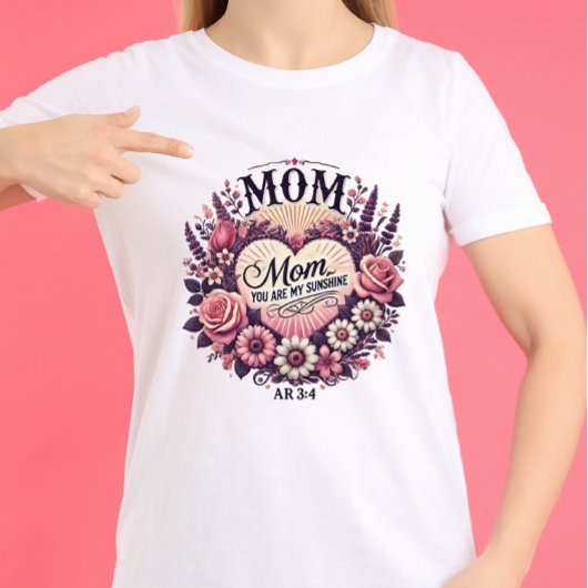 Mam Je bent mijn zon Tri-Blend Shirt