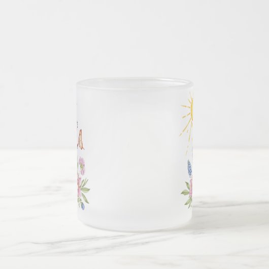 Mam, je bent mijn zonneschijn - Frosted Glass Mok  (Center)