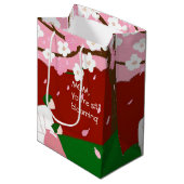 Mam, je bent nog steeds in bloei medium cadeauzakje (Voorkant Gekanteld)