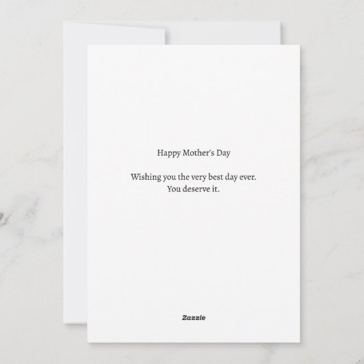 Mam je bent Tea-Rific Moederdag Kaart (Achterkant)