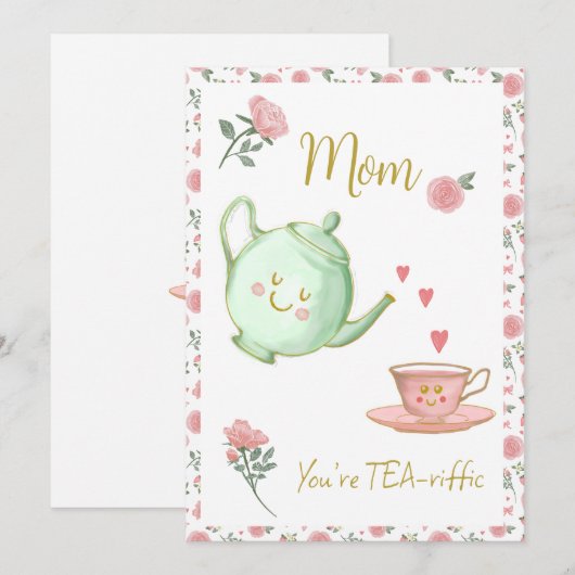 Mam, je bent thee-diffic kaart (Voorkant / Achterkant)