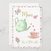 Mam, je bent thee-diffic kaart (Voorkant / Achterkant)