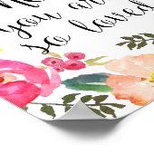 Mam, je bent zo geliefd als printen, Moederdag pos Poster (Hoek)