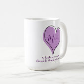 Mam, je bent zo mooi als een engel koffiemok (Voorkant rechts)