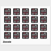 Mam, je bent zo'n geweldige mam vierkante sticker (Vel)