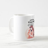 "Mam, je glimlach is mijn zonneschijn. Muglady" Koffiemok (Voorkant links)