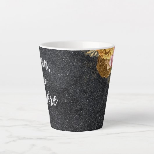 Mam, je inspireert me latte mok (Voorkant)