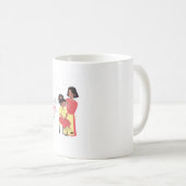 "Mam, je knuffels zijn mijn veilige plek. Muglady" Koffiemok (Voorkant rechts)