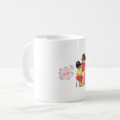 "Mam, je knuffels zijn mijn veilige plek. Muglady" Koffiemok (Voorkant links)