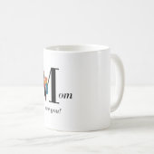 "Mam, je omhelzing is mijn heiligdom. Muglady" Koffiemok (Voorkant rechts)