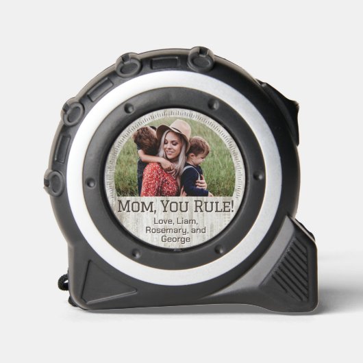 Mam Je Regel Gepersonaliseerde Moeder's Foto Tekst Rolmaat (Voorkant)