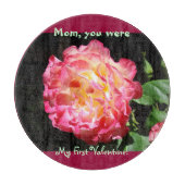 Mam, je was mijn eerste Valentijn. Snijplank (Voorkant)