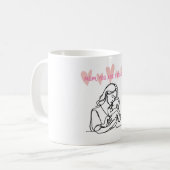 "Mam, je wijsheid leidt me. Muglady" Koffiemok (Voorkant links)