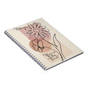 Mam, Jij Bent de Beste | Bloemlijn Notitieboek (Rechterzijde)