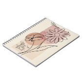 Mam, Jij Bent de Beste | Bloemlijn Notitieboek (Linkerzijde)
