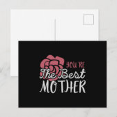 Mam - Jij bent de beste moeder Briefkaart (Voorkant / Achterkant)