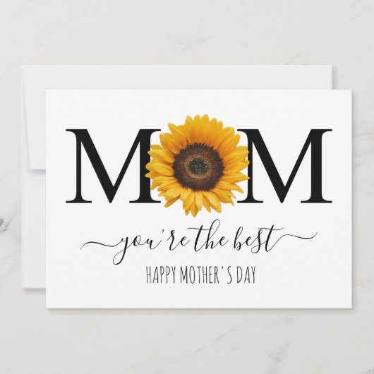 Mam, jij bent de beste Moederdag op maat Kaart (Voorkant)