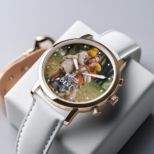 "Mam, jij bent de beste" Persoonlijke fotohorloge Horloge