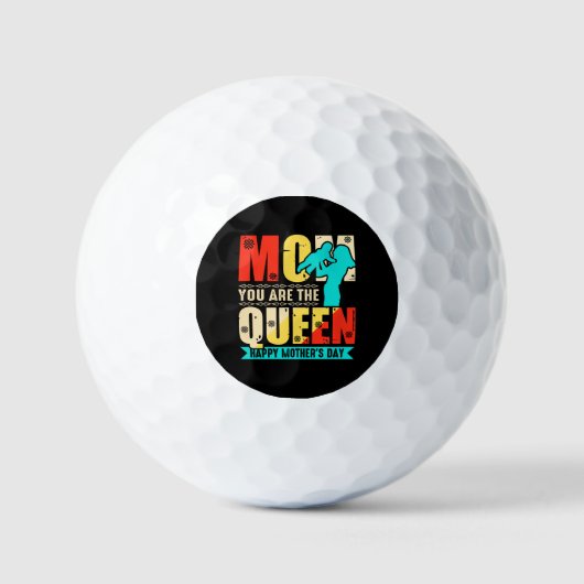 Mam, jij bent de koningin golfballen (Voorkant)