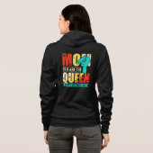 Mam, jij bent de koningin hoodie (Achterkant volledig)