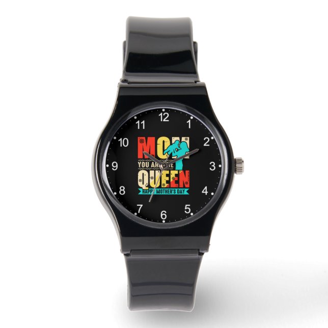 Mam, jij bent de koningin horloge (Voorkant)