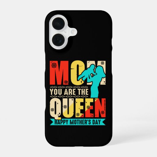 Mam, jij bent de koningin iPhone 16 hoesje (Achterkant)