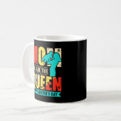 Mam, jij bent de koningin koffiemok (Voorkant links)