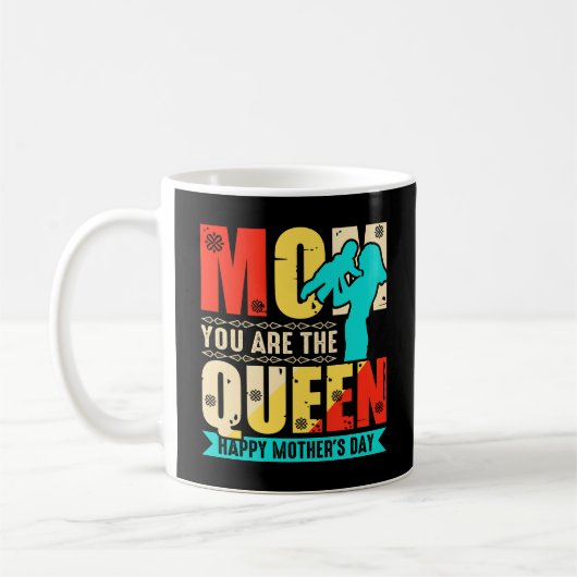 Mam, jij bent de koningin koffiemok (Links)