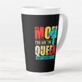 Mam, jij bent de koningin latte mok (Rechterhoek)