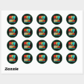 Mam, jij bent de koningin ronde sticker (Vel)