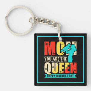 Mam, jij bent de koningin sleutelhanger