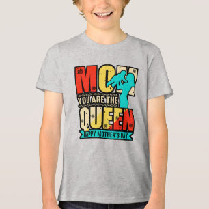 Mam, jij bent de koningin Tri-Blend shirt