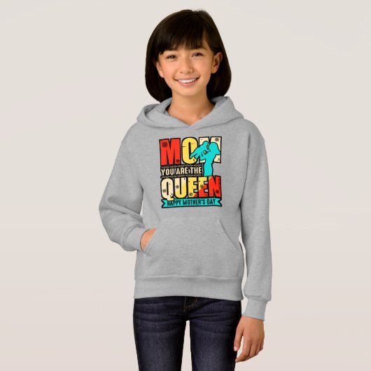 Mam jij bent de Queen-67761 Hoodie (Voorkant volledig)