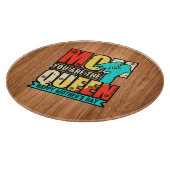 Mam, jij bent de Queen-67761 Snijplank (Hoek)