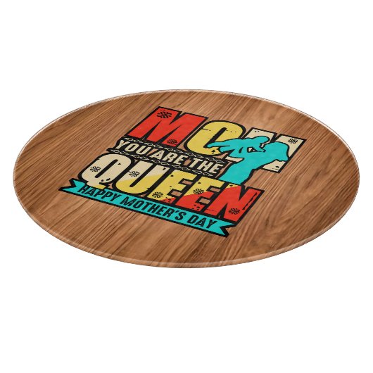 Mam, jij bent de Queen-67761 Snijplank (Hoek)