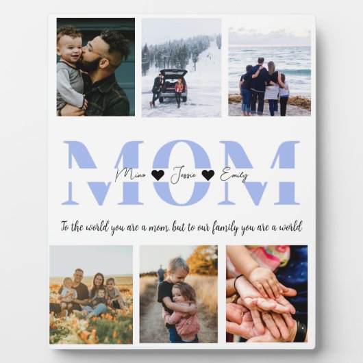 Mam, jij bent de wereldfoto fotoplaat (Voorkant)