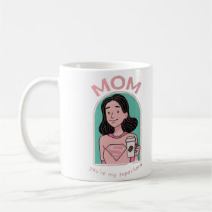 Mam, jij bent mijn superheld Moederdag Mok