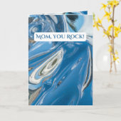 Mam, jij rock! Moederdag Kaart (Spreuken 31:26) (Gele Bloem)